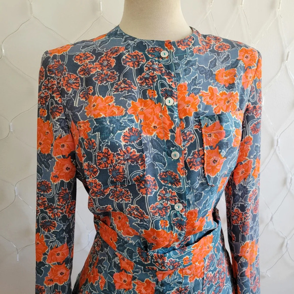 Vintage 70s Floral Skirt Set • Saks Fifth Avenue • Fits Medium to Large - Picture 2 of 11